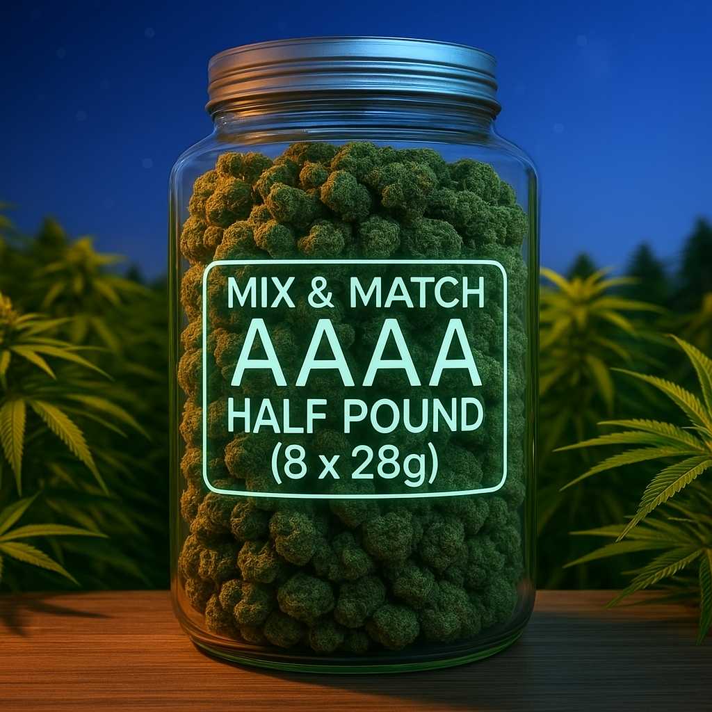 MIX AND MATCH: AAAA Half Pound (8x28g)
